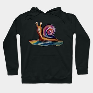 Brightly colored snail Hoodie